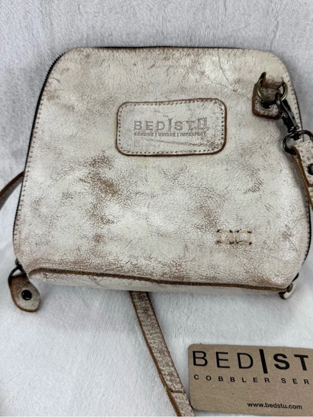 BED|STU Ventura Crossbody Leather "Nectar Lux" Genuine Unique - Picture 9 of 9